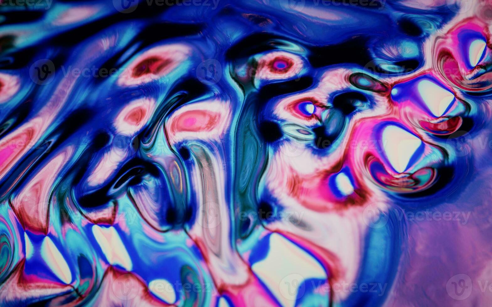 Abstract flowing liquid, 3d rendering. photo