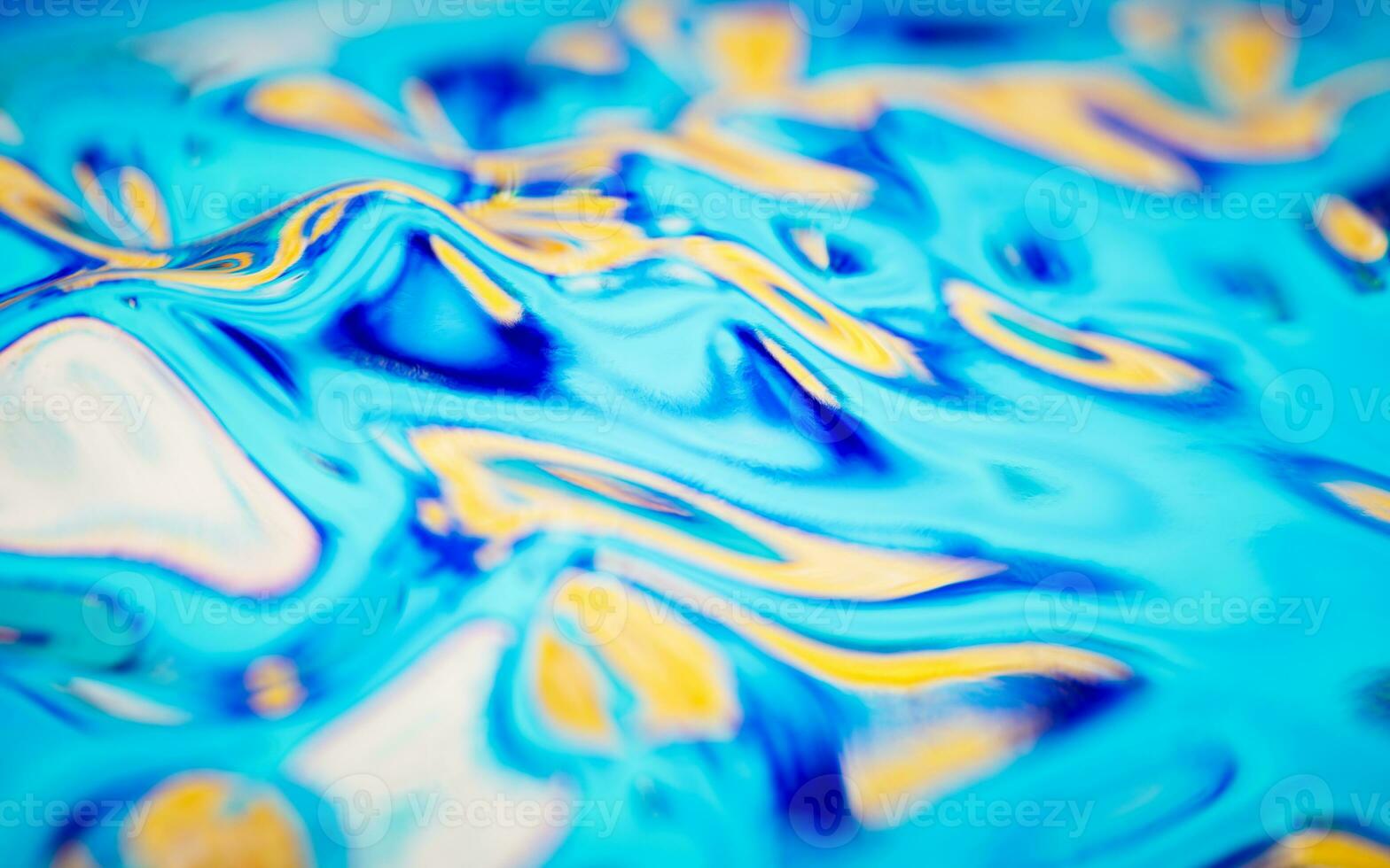 Abstract flowing liquid, 3d rendering. photo