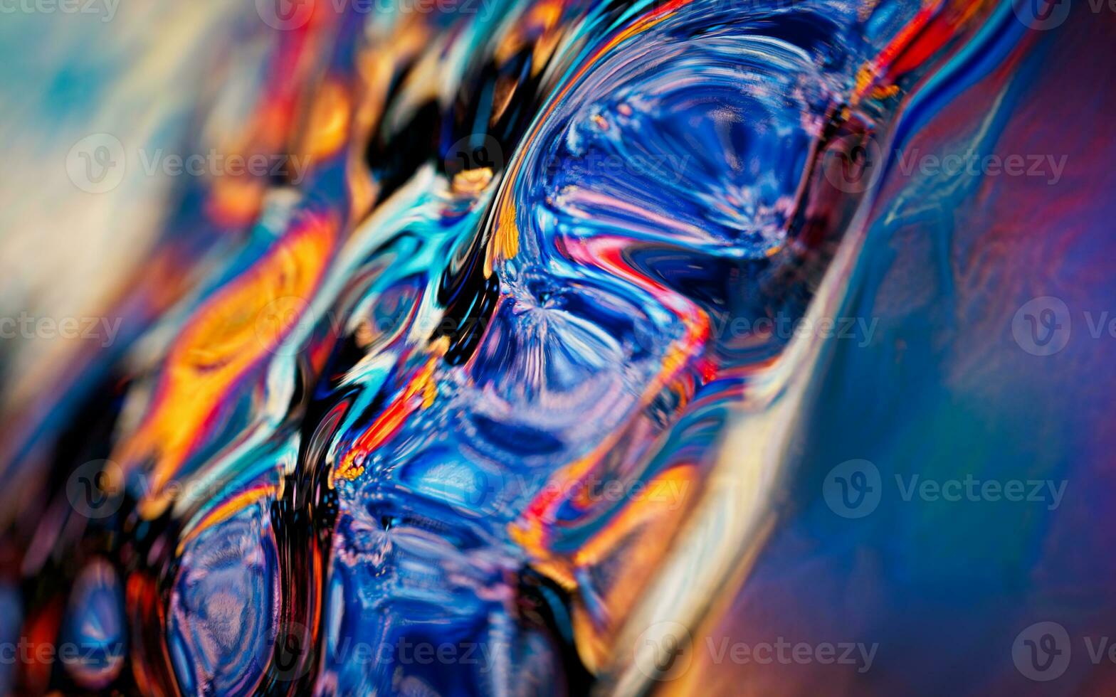 Abstract flowing liquid, 3d rendering. photo