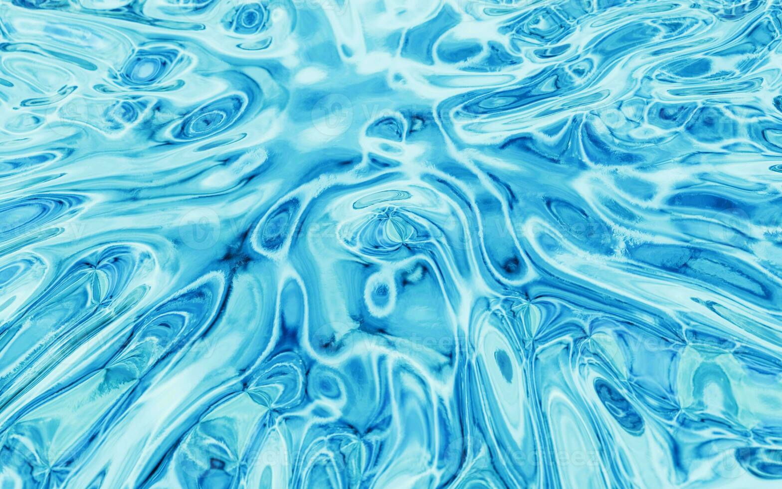 Abstract flowing liquid, 3d rendering. photo