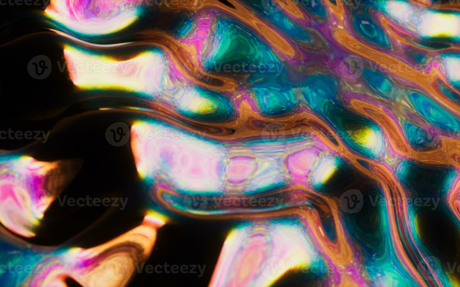 Abstract flowing liquid, 3d rendering. photo