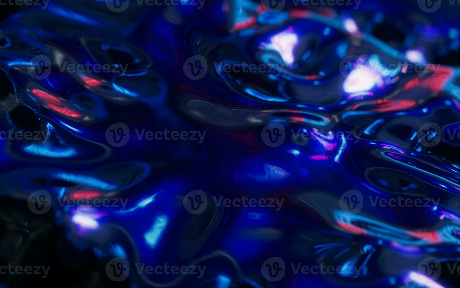 Abstract flowing liquid, 3d rendering. photo