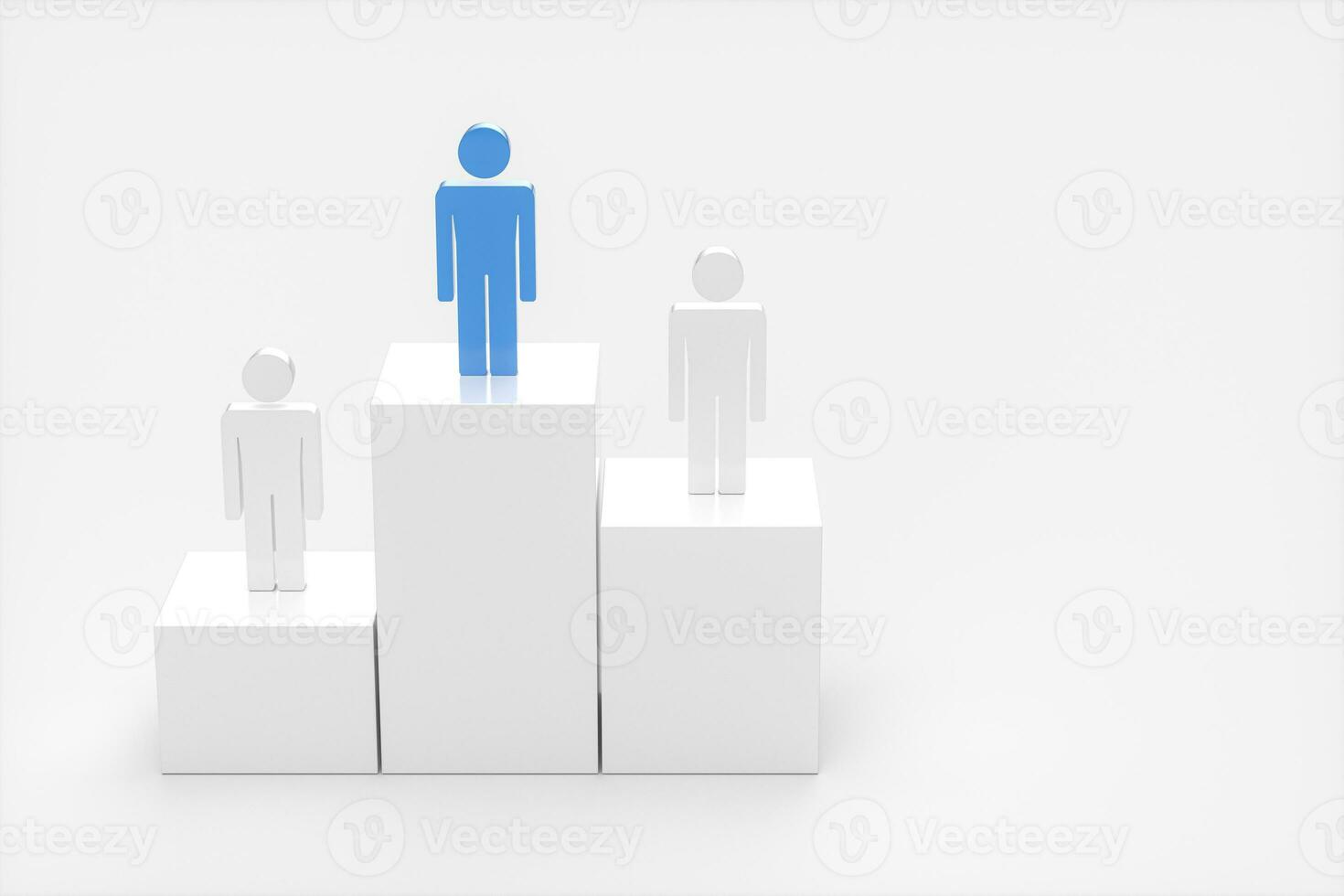 People models, business team concept, 3d rendering. photo