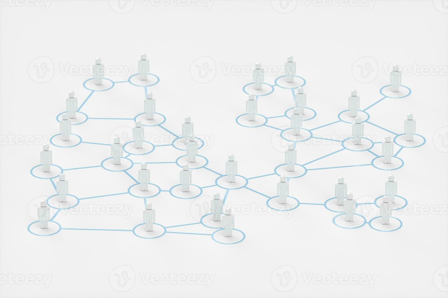 People models, business team concept, 3d rendering. photo