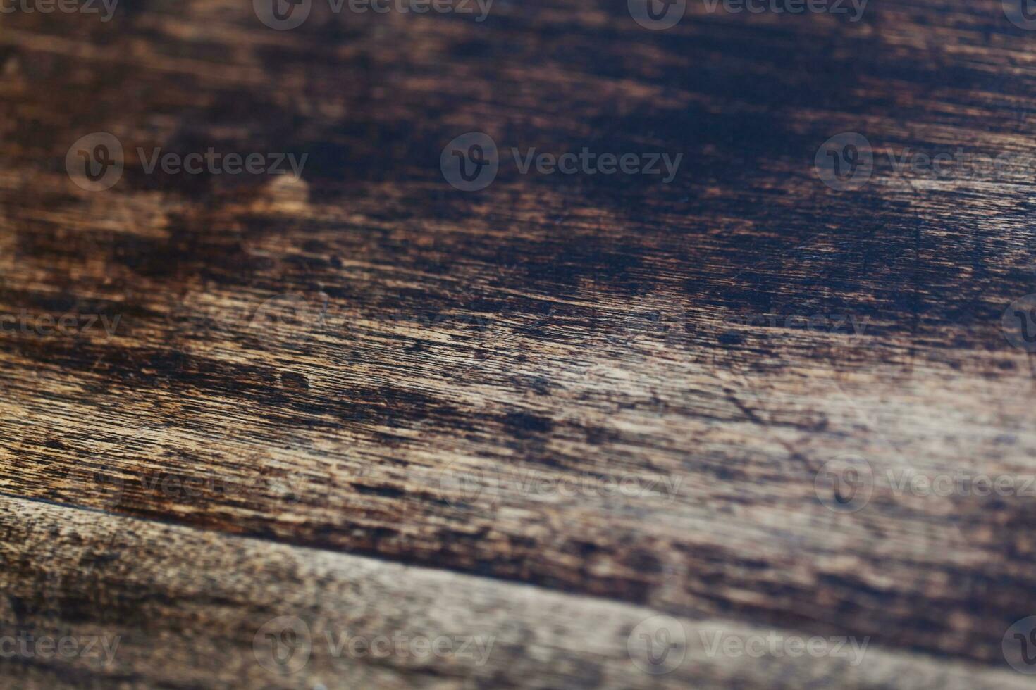 Worn out wooden floor photo