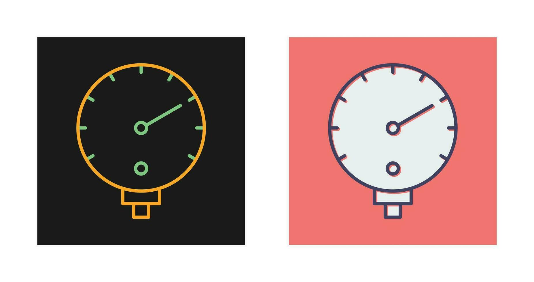 Pressure Gauge Vector Icon