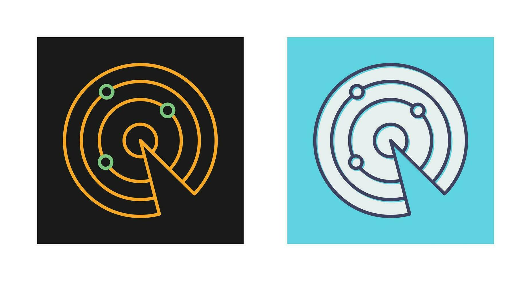 Radar Vector Icon