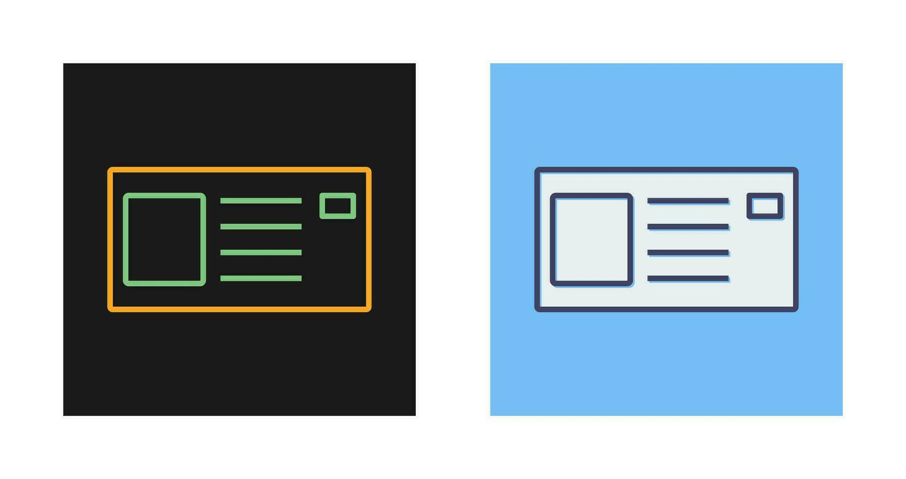 Identity Card Vector Icon