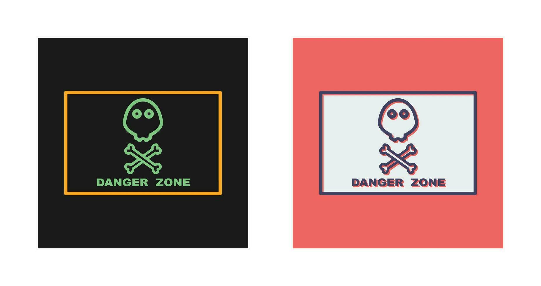 Danger Zone Vector Icon