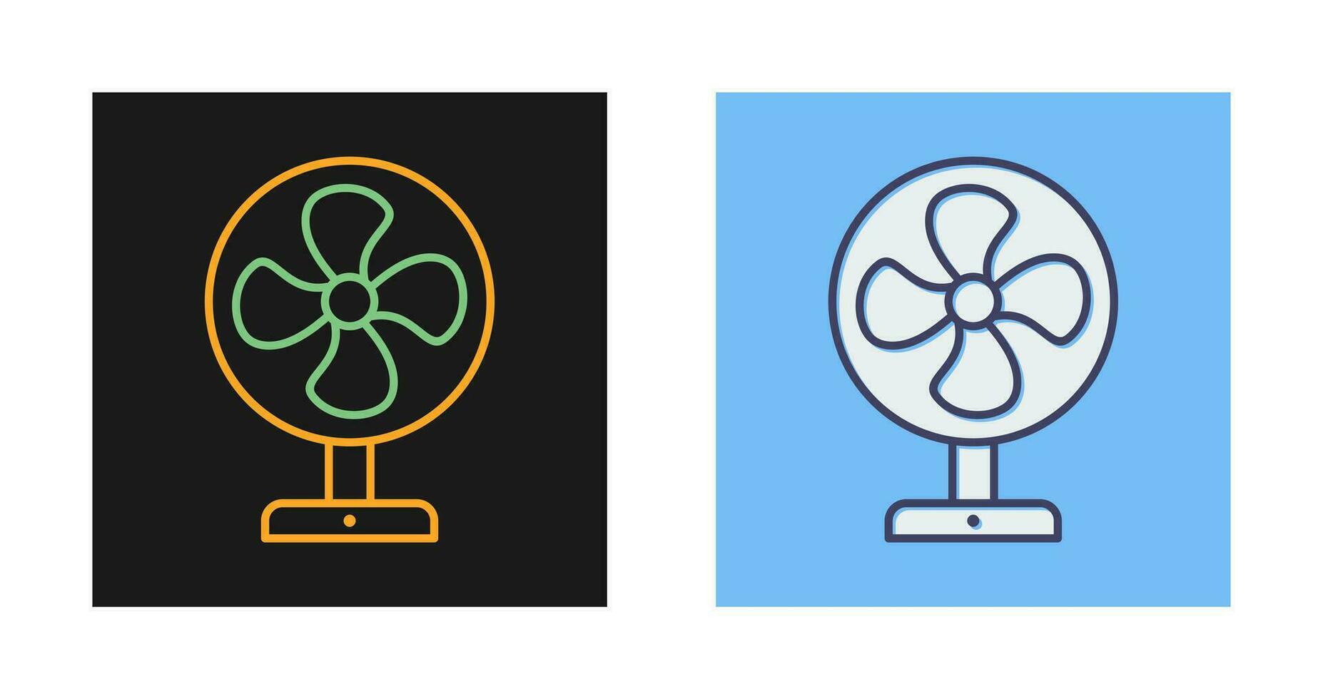 Electric Fan Vector Icon