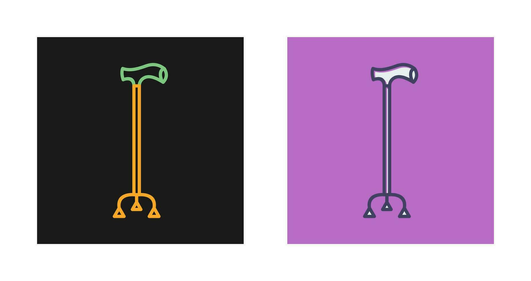 Walking Stick Vector Icon