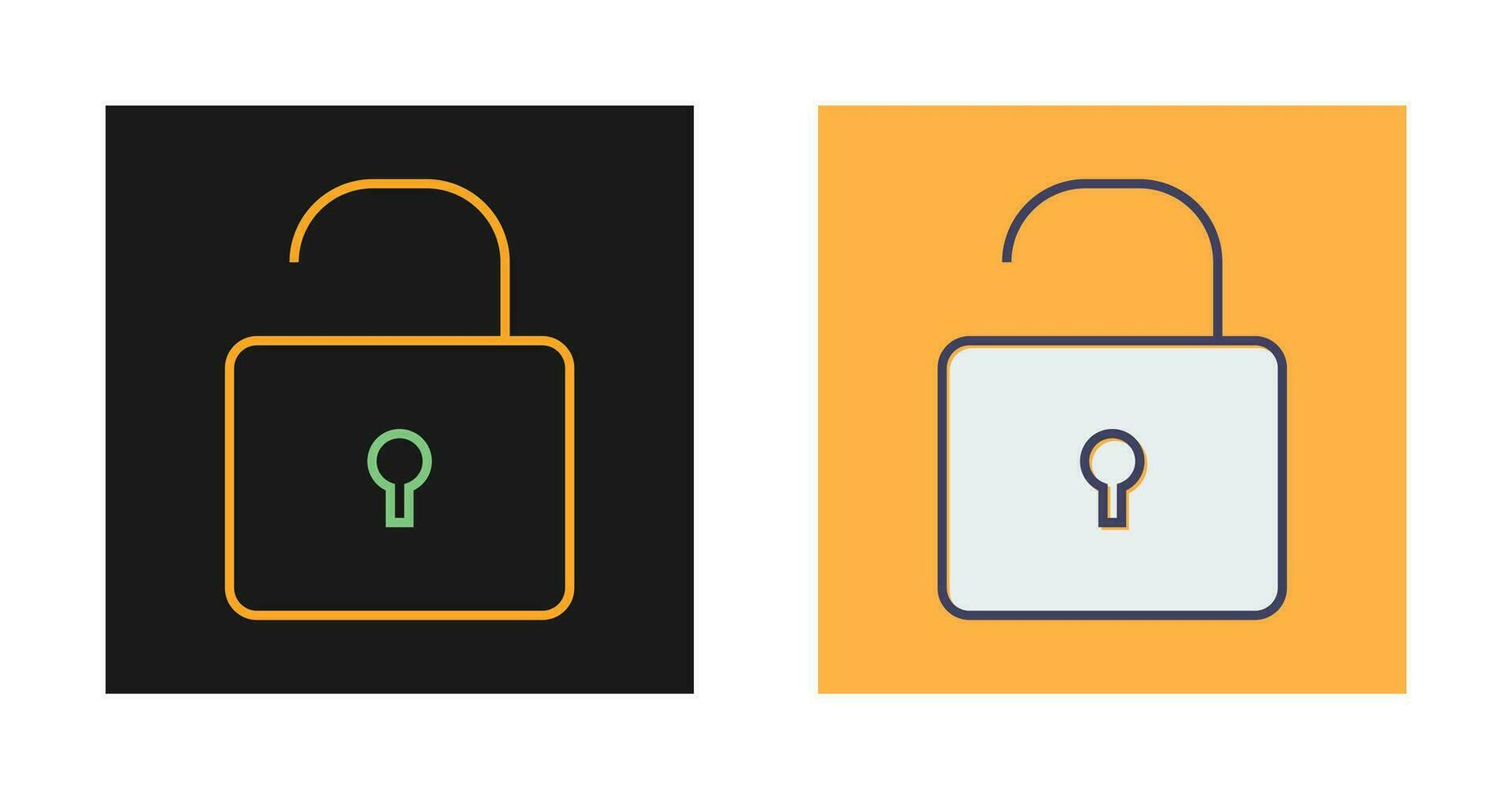 Open Lock Vector Icon