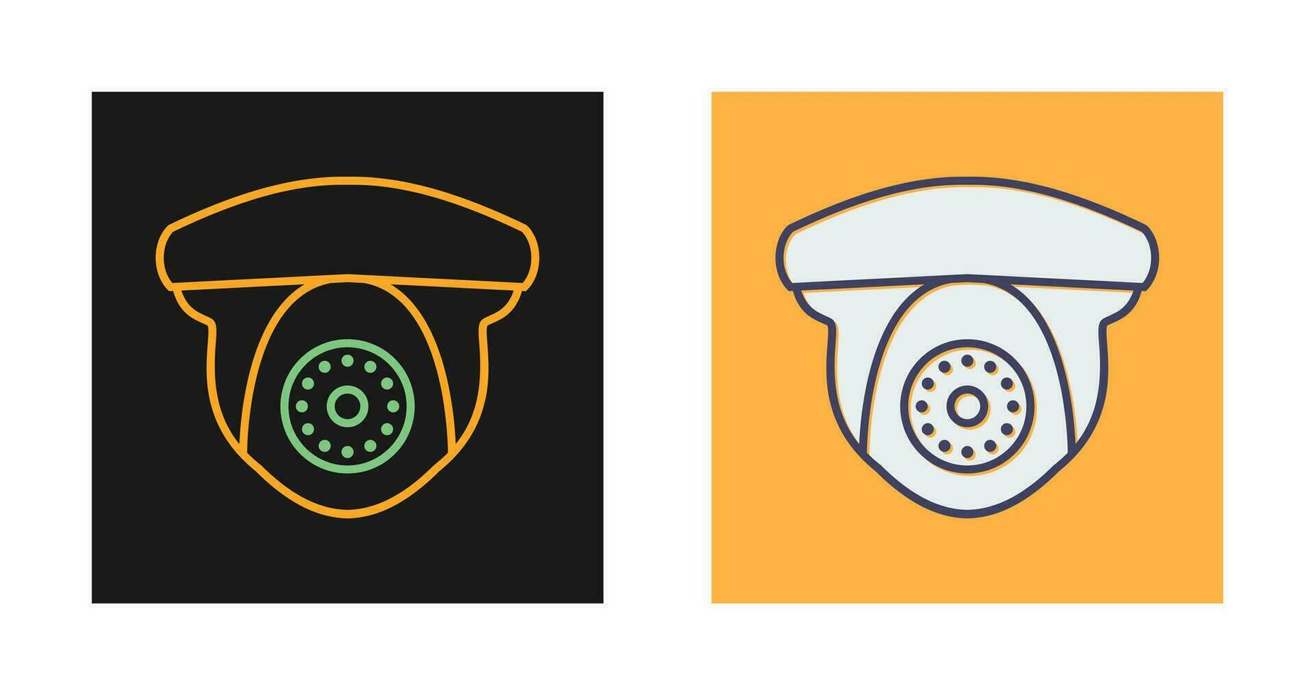 icono de vector de cámara de seguridad