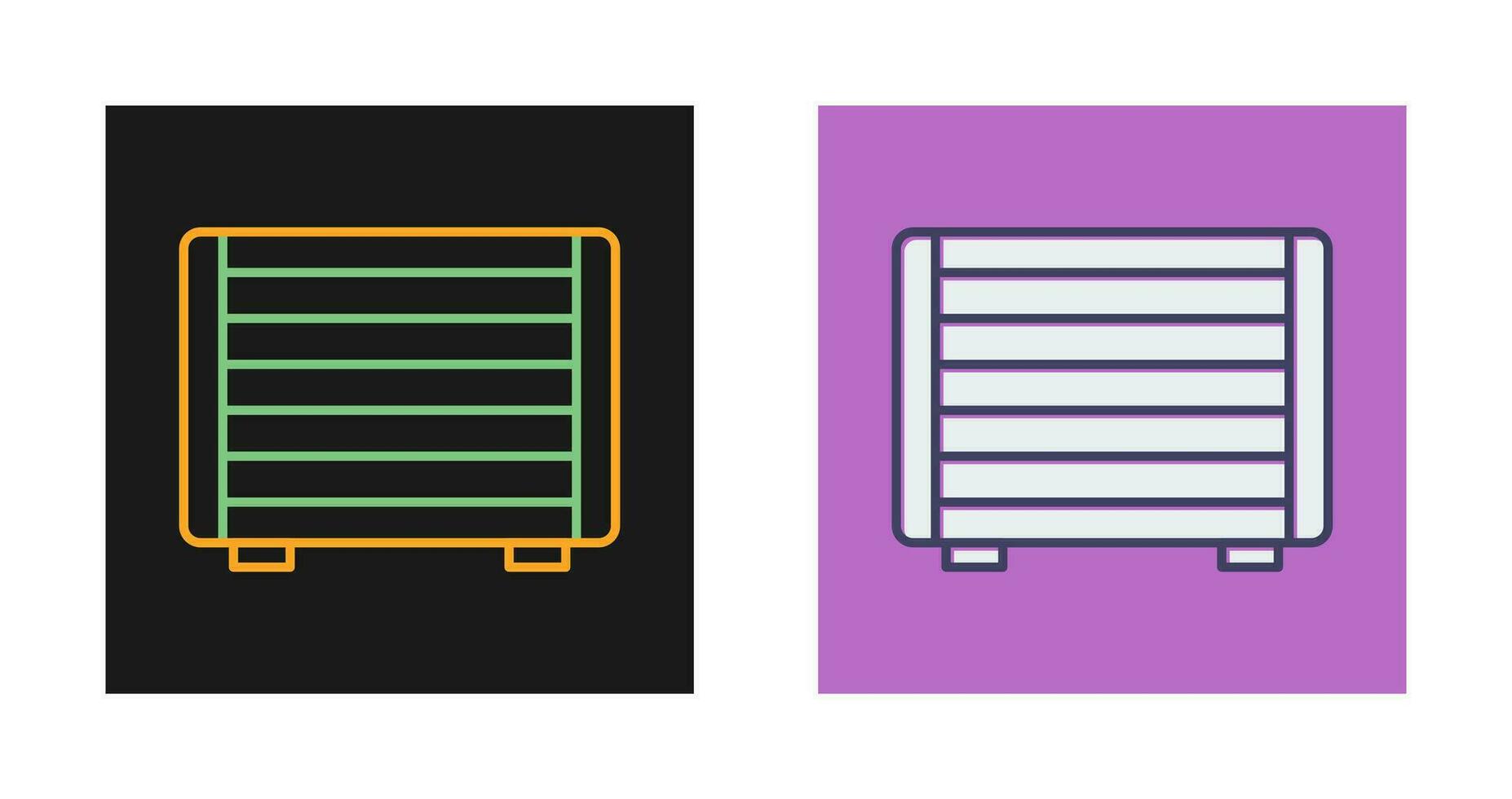 Gas Heater Vector Icon
