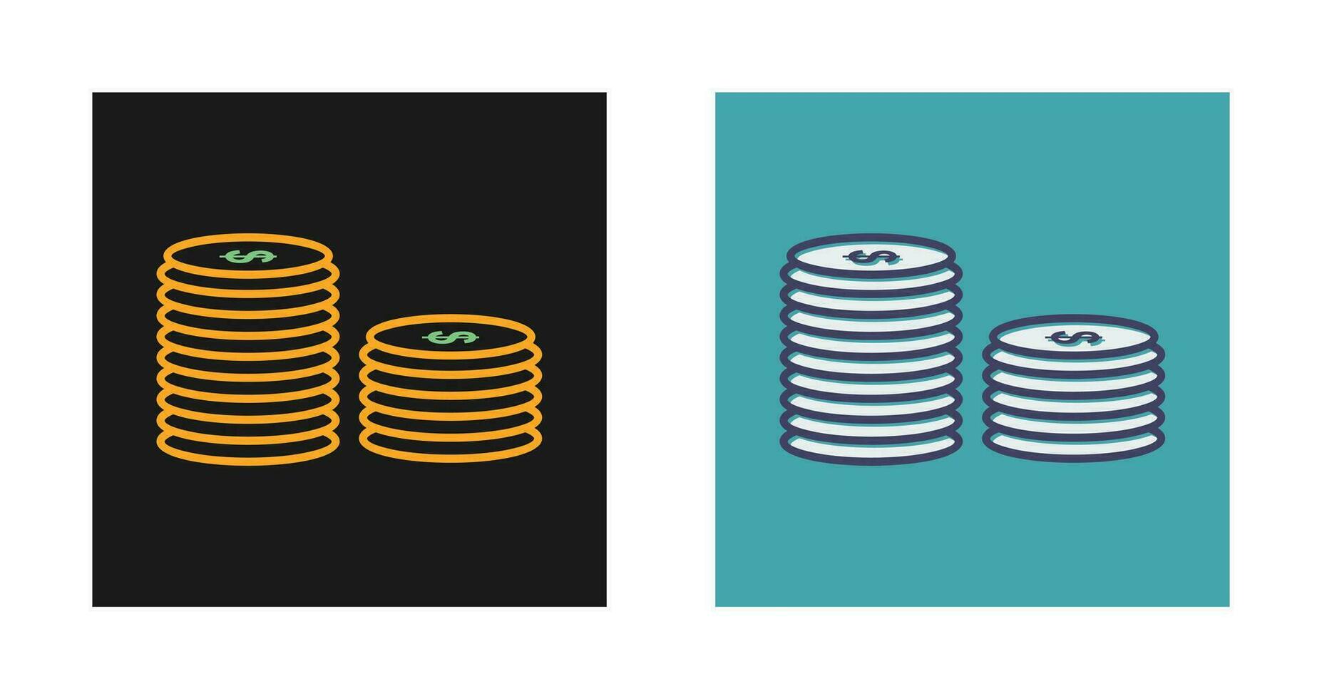 Stack of Coins Vector Icon