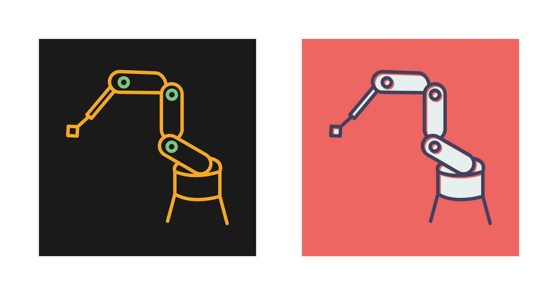 Industrial Robot Vector Icon