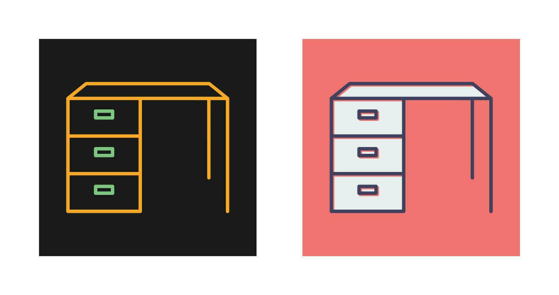 Working Table Vector Icon