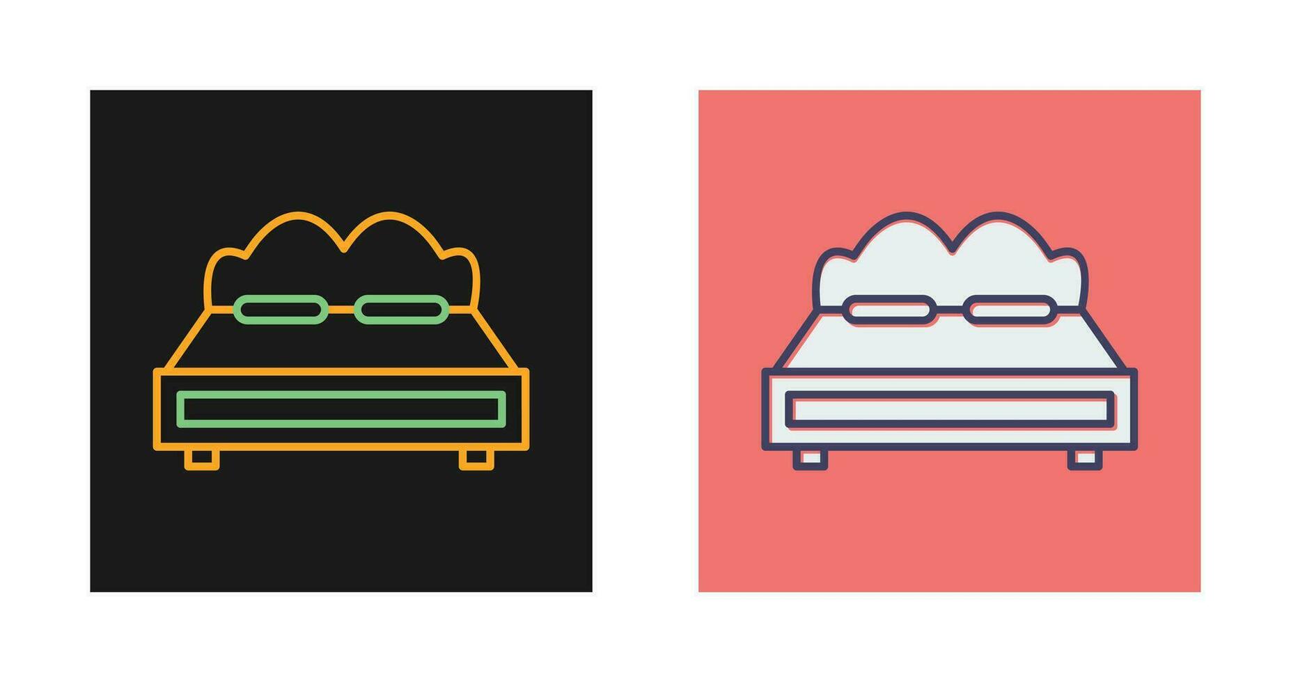 Double Bed Vector Icon