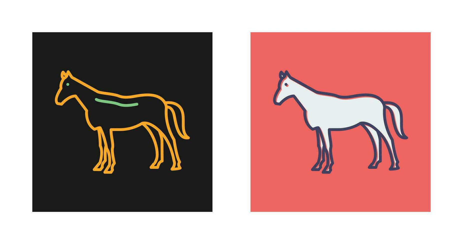 icono de vector de caballo