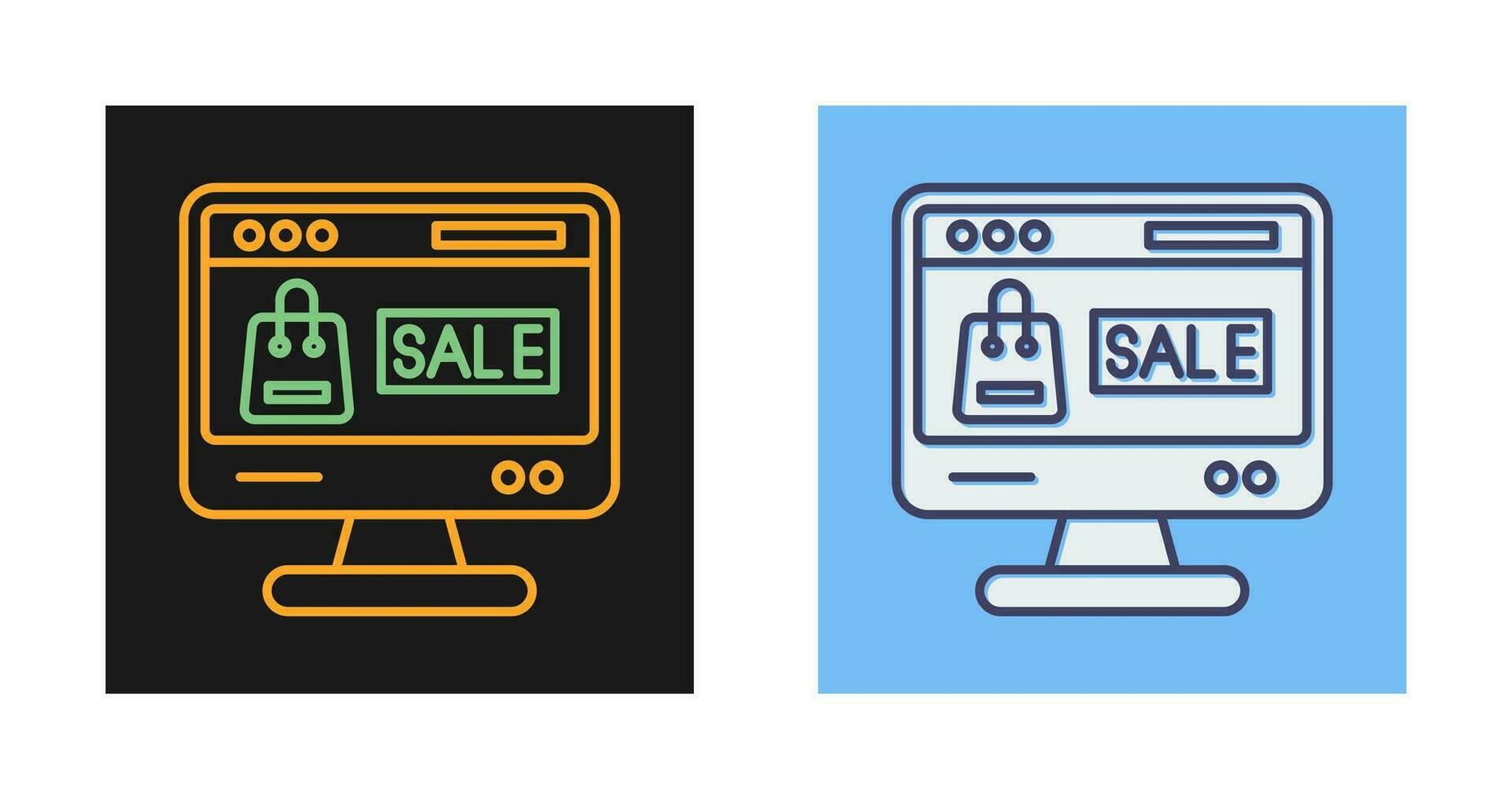 Online Sale Vector Icon