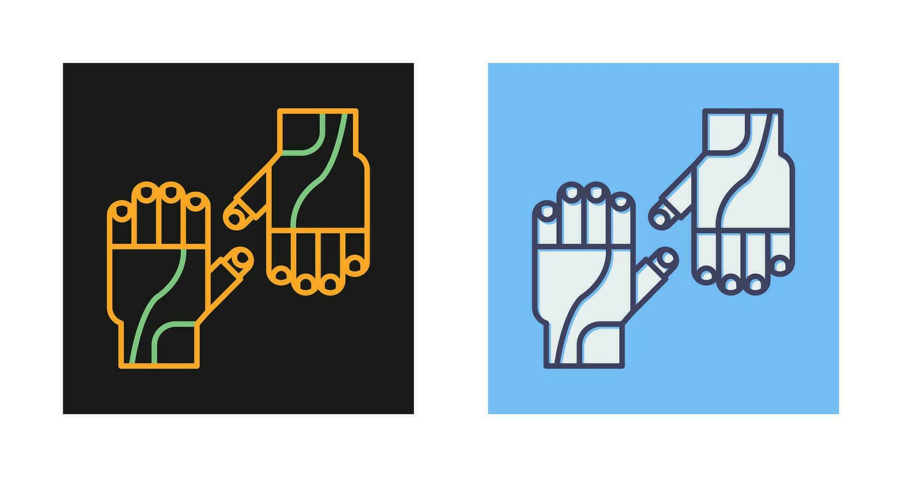 Cycling Gloves Vector Icon