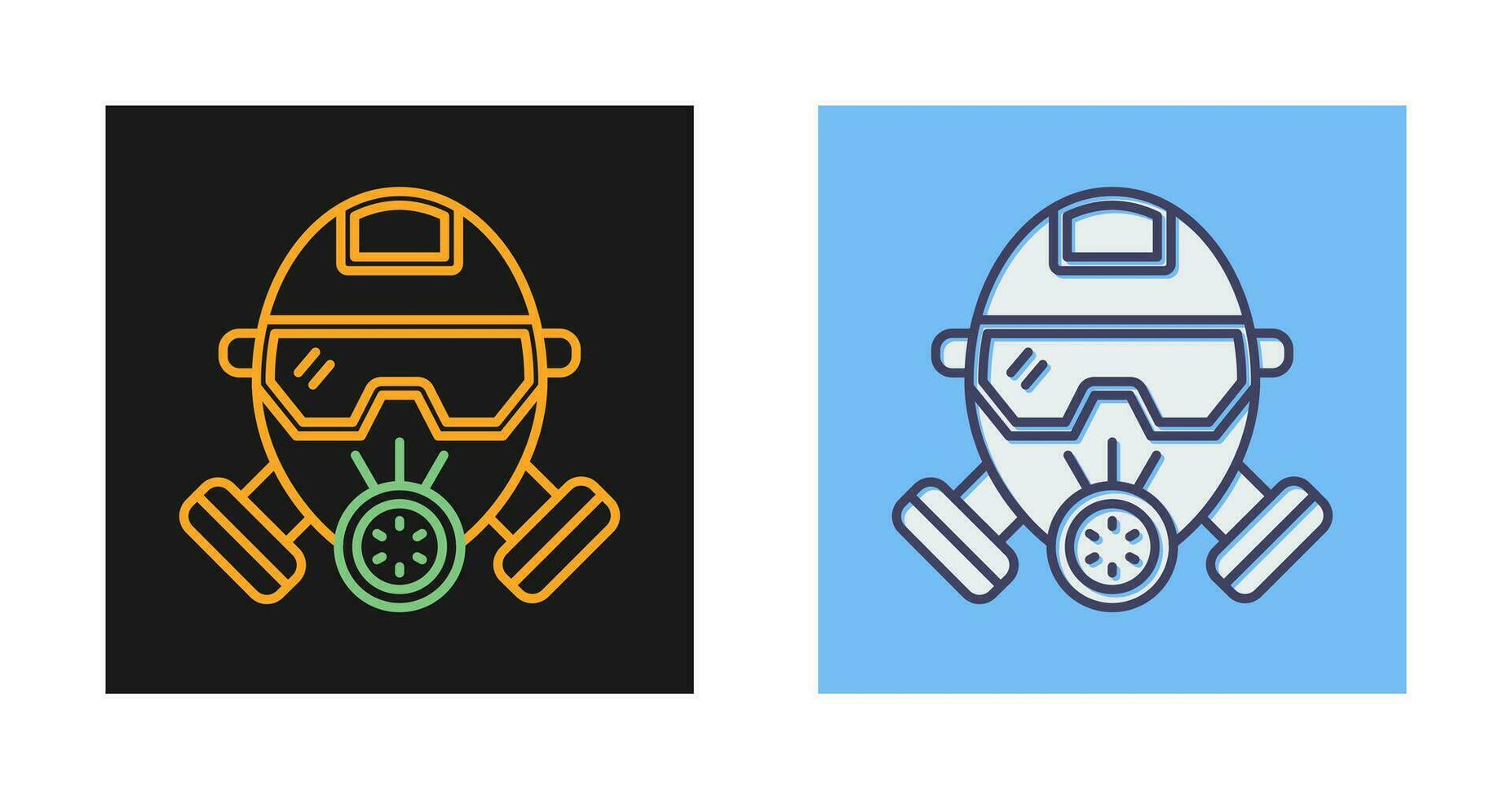 Gas Mask Vector Icon