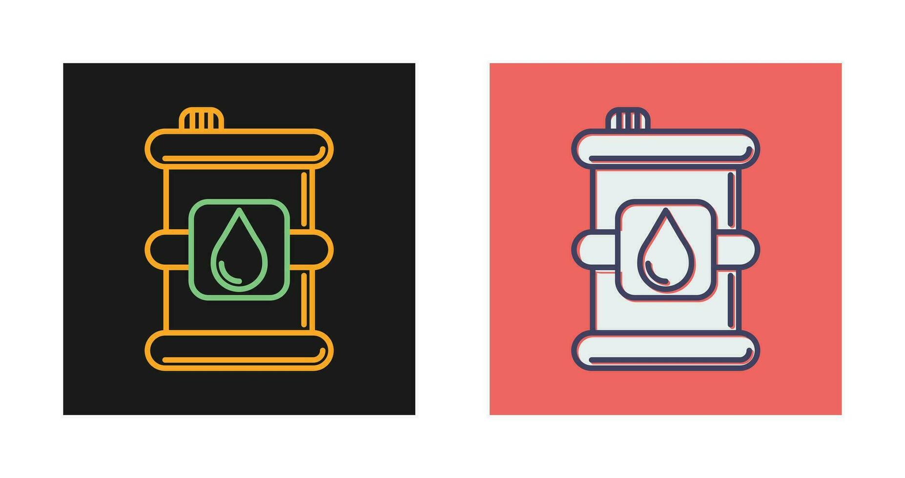 Oil Barrel Vector Icon