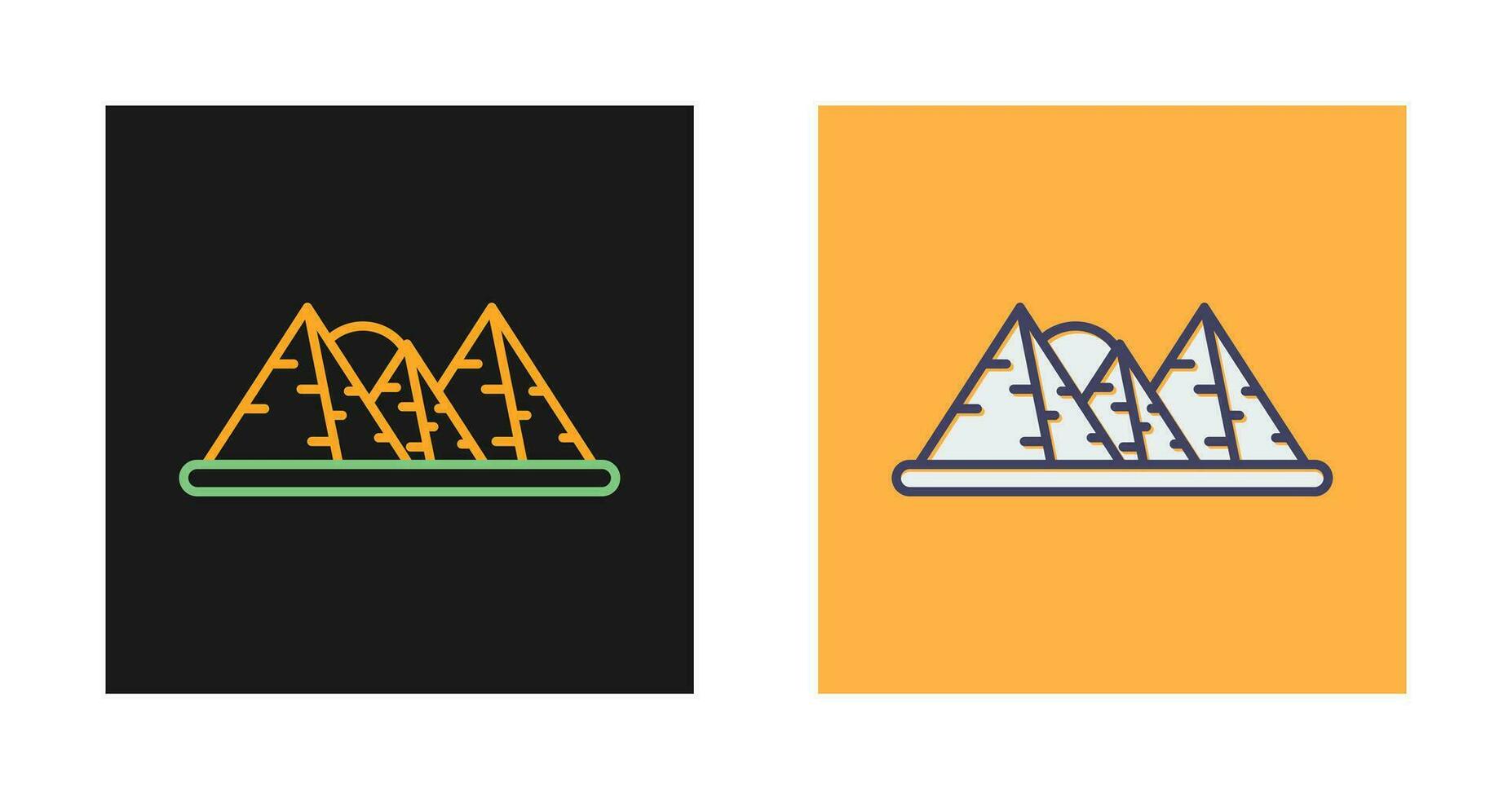 Pyramid Vector Icon