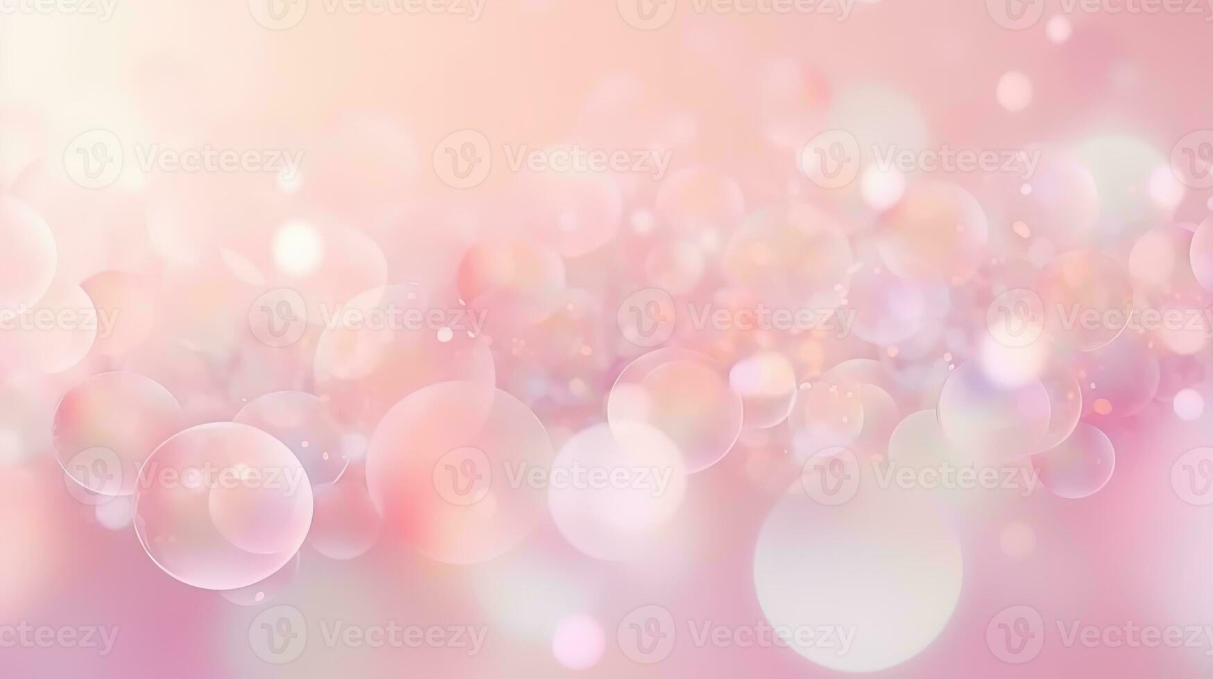 Abstract of bokeh pink pastel background glitters shimmering blur spot lights Bokeh Shiny rose gold light background texture photo