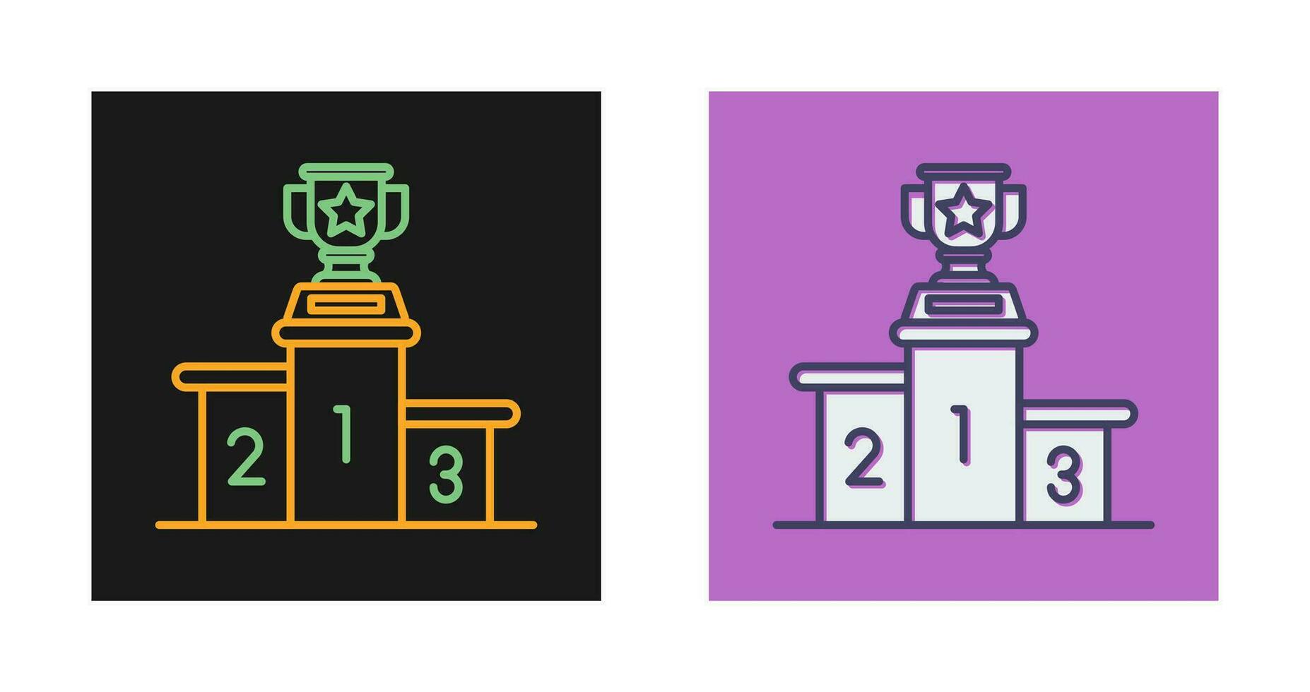 Podium Vector Icon