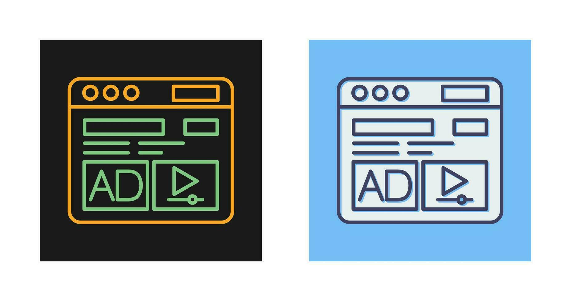 AD Vector Icon