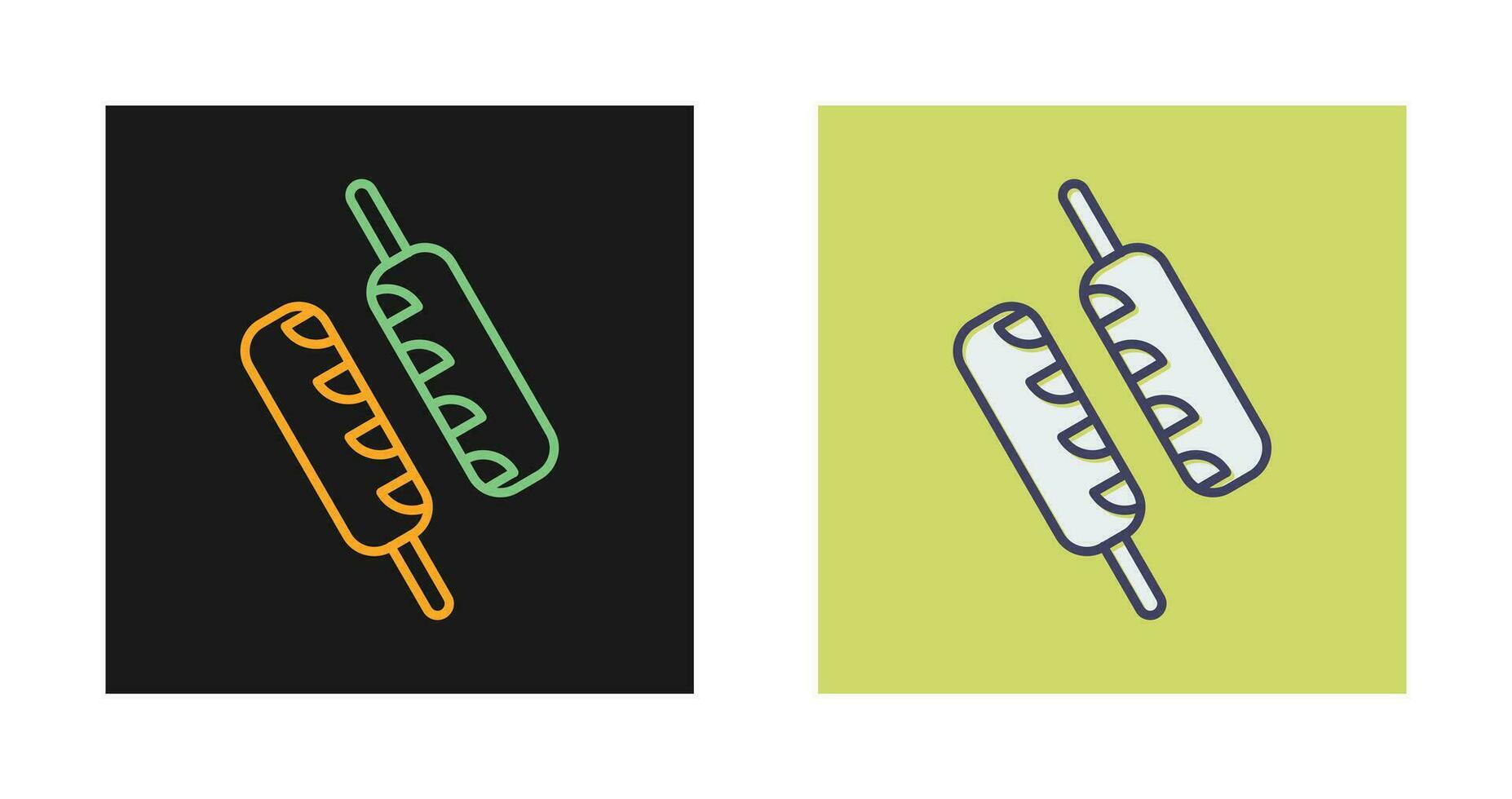 Corn Dog Vector Icon