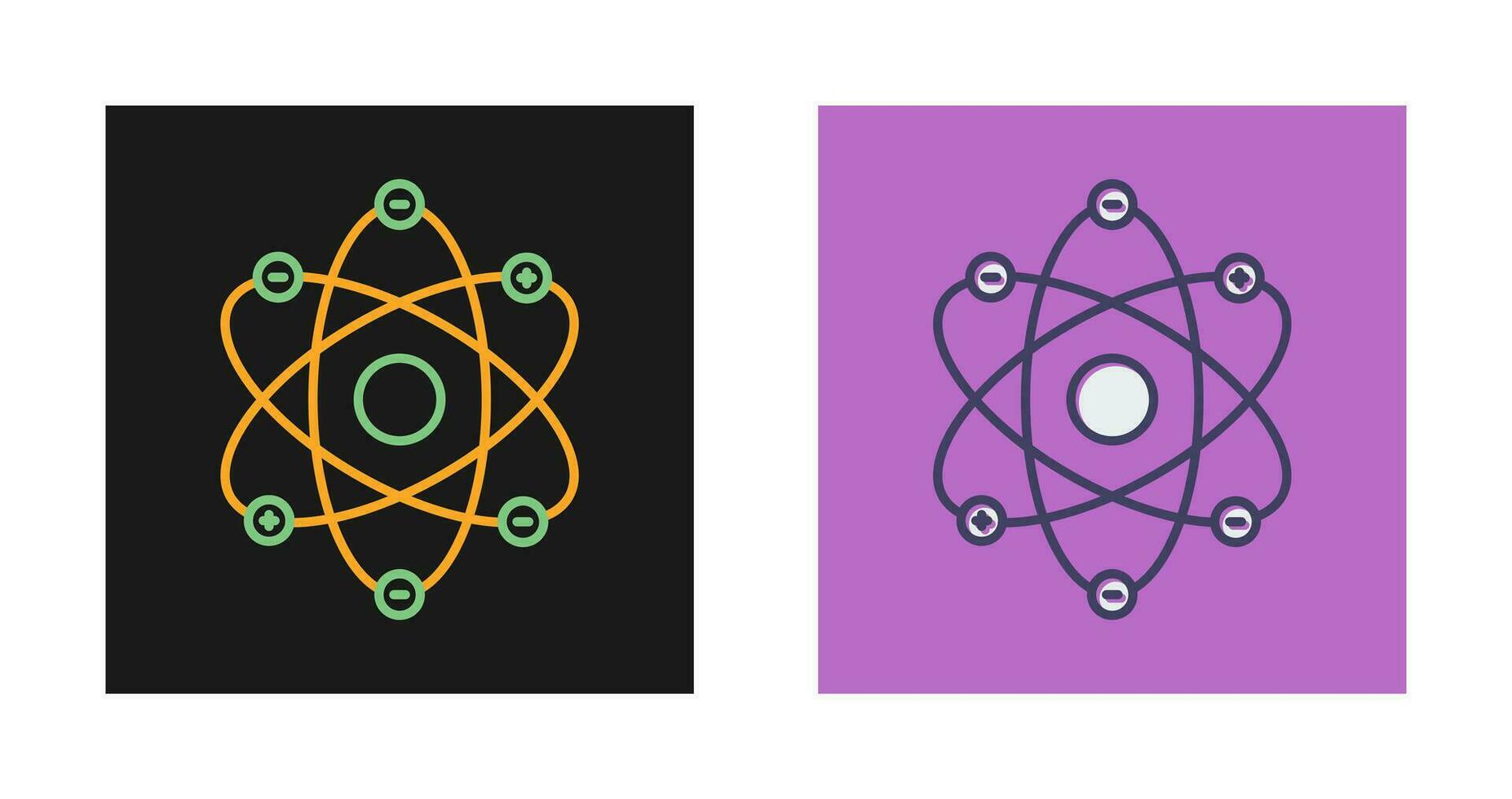 Atom Structure Vector Icon