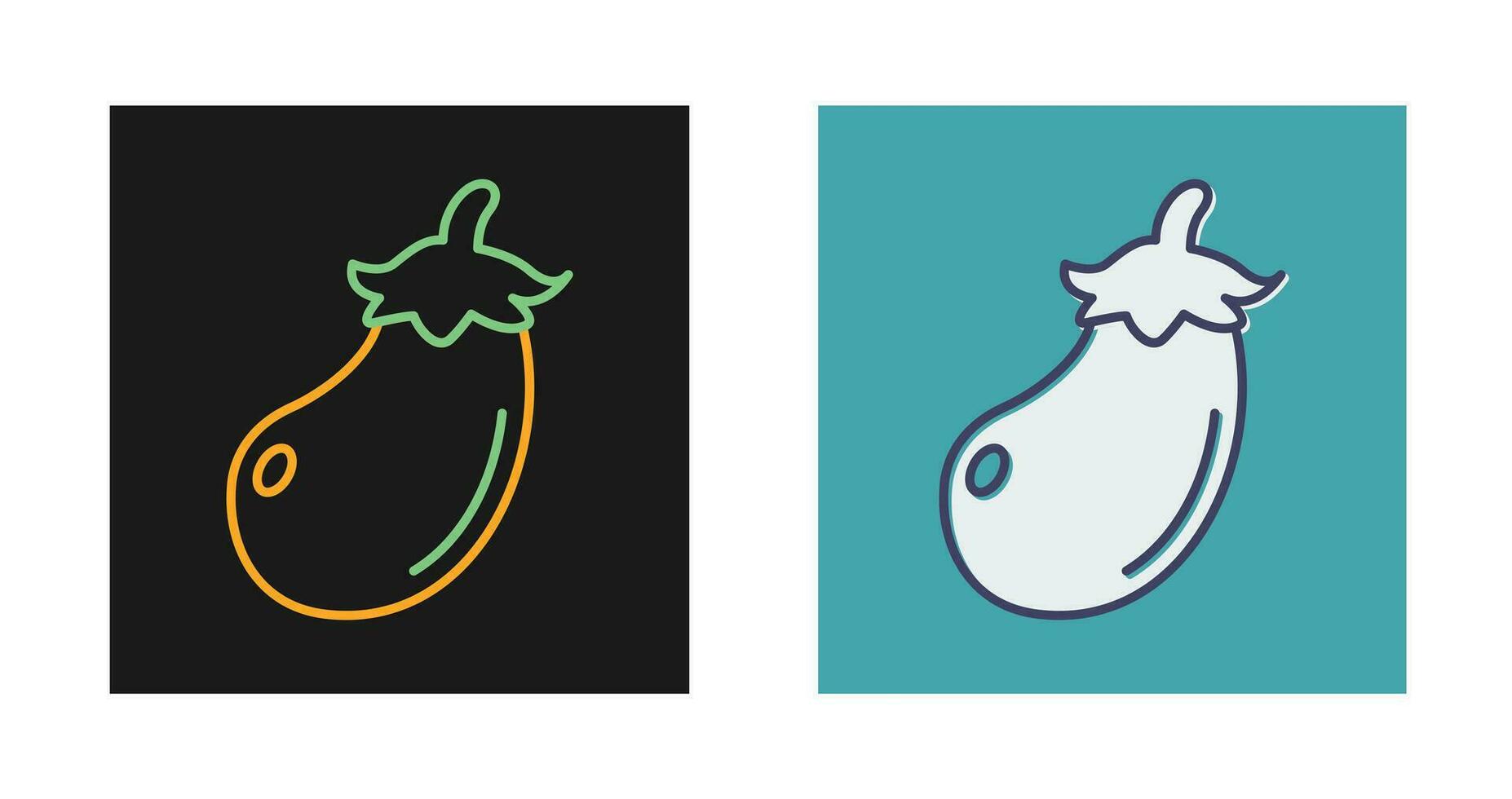 Eggplant Vector Icon