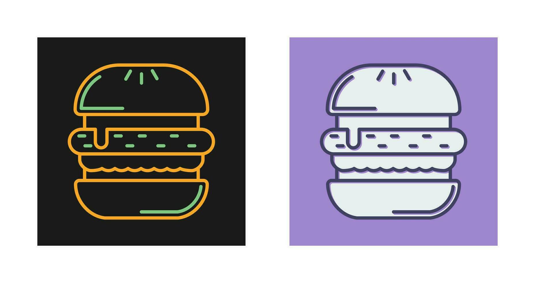 icono de vector de hamburguesa