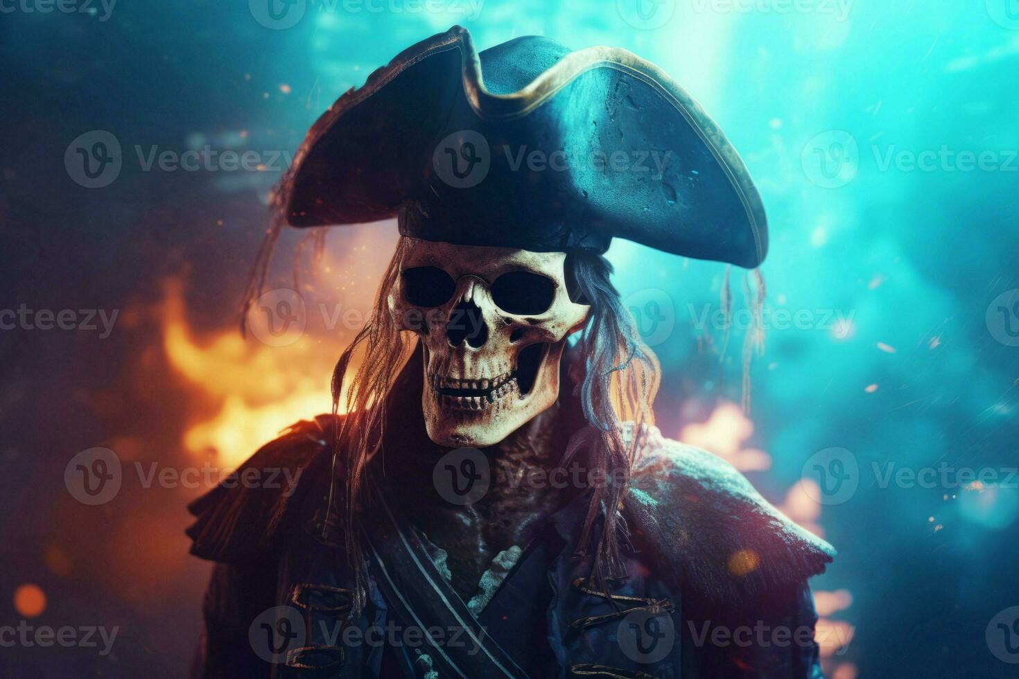 Dead pirate skeleton. Generate Ai 27815143 Stock Photo at Vecteezy