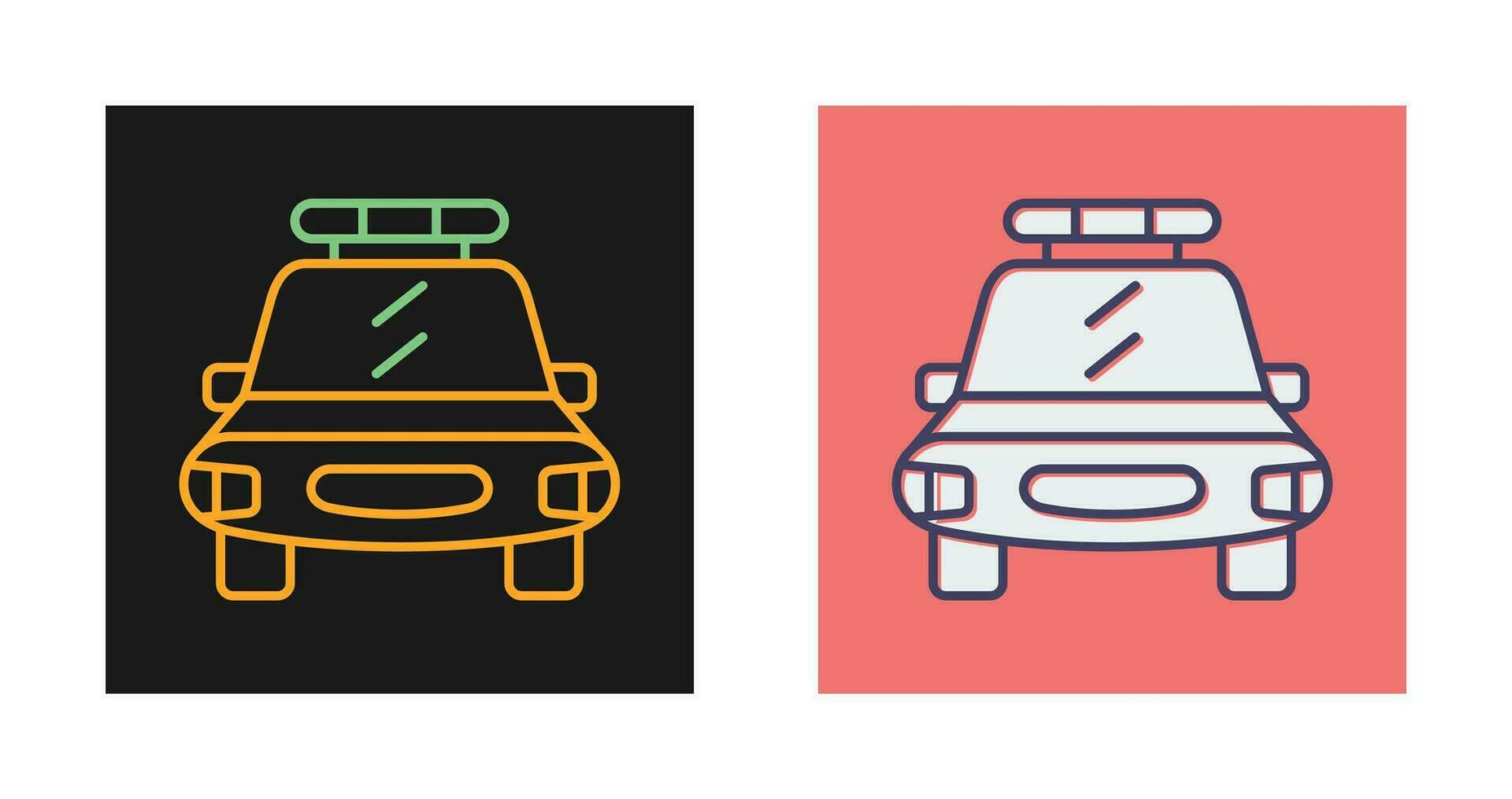 Police Car Vector Icon