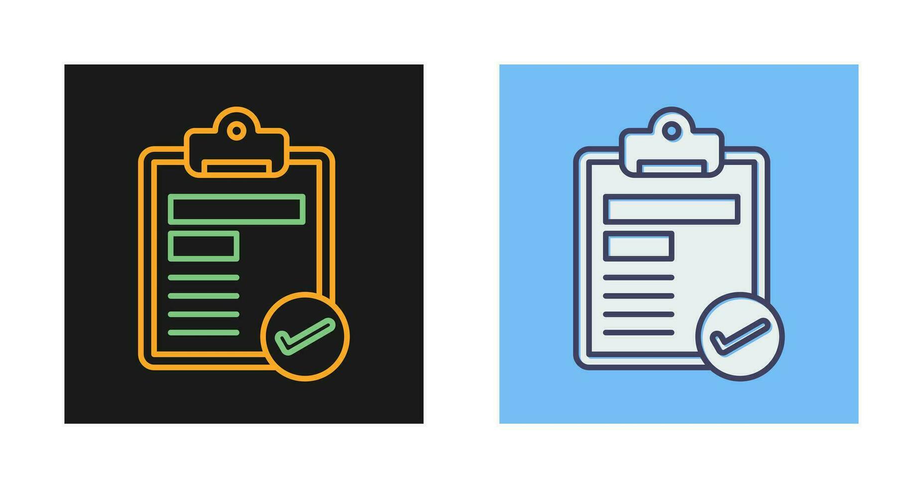 Test Results Vector Icon