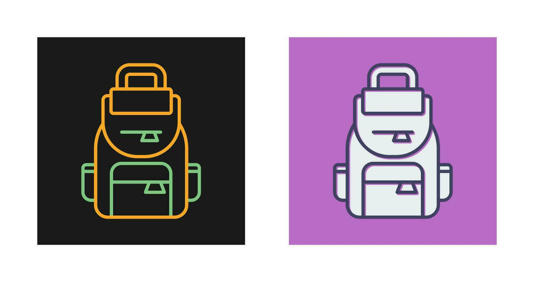 Backpack Vector Icon