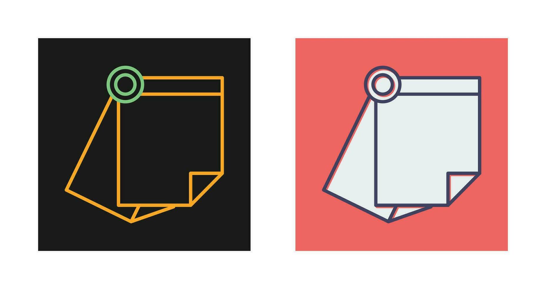 Sticky Note Vector Icon