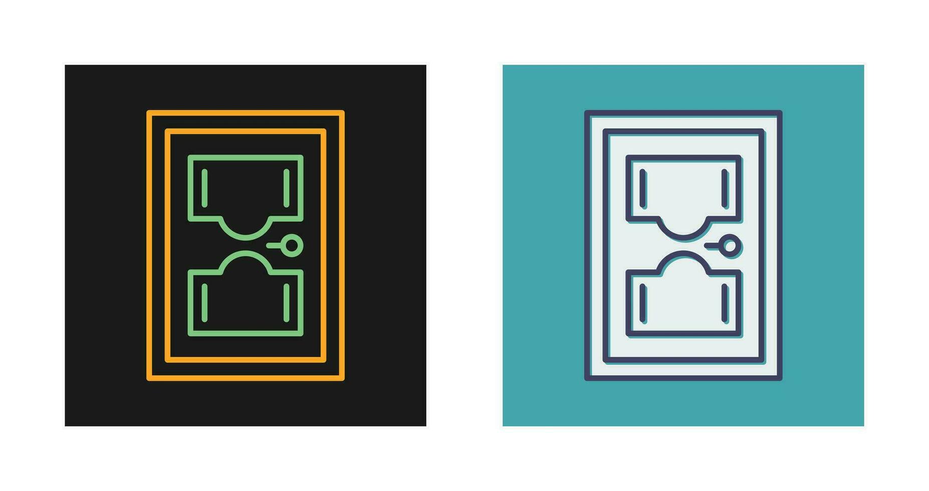 icono de vector de puerta