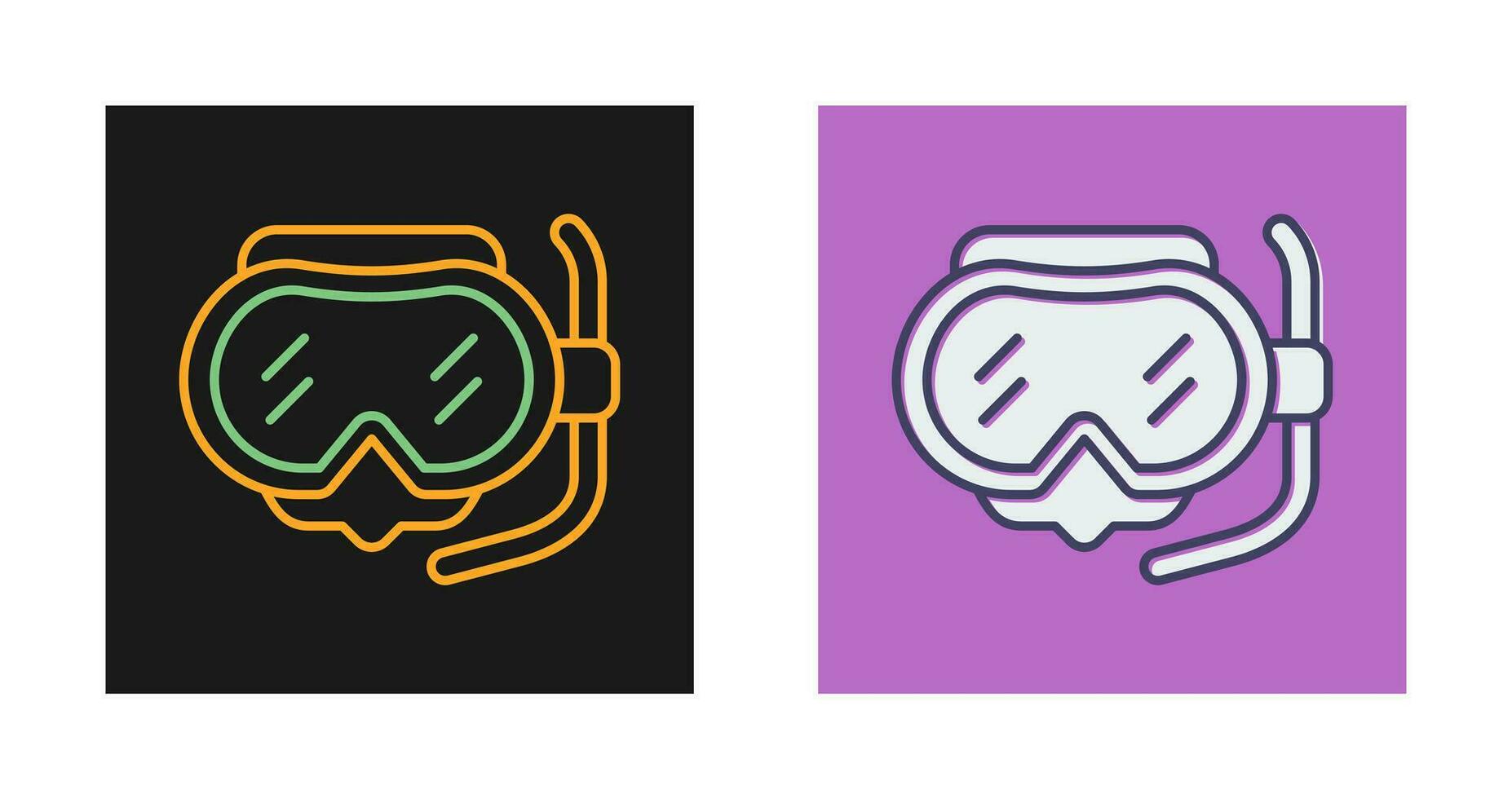 Diving Mask Vector Icon