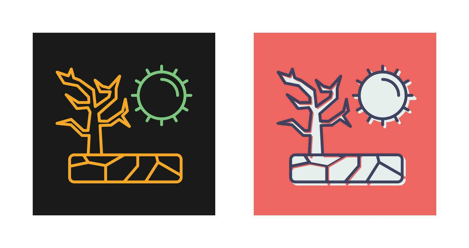 Drought Vector Icon