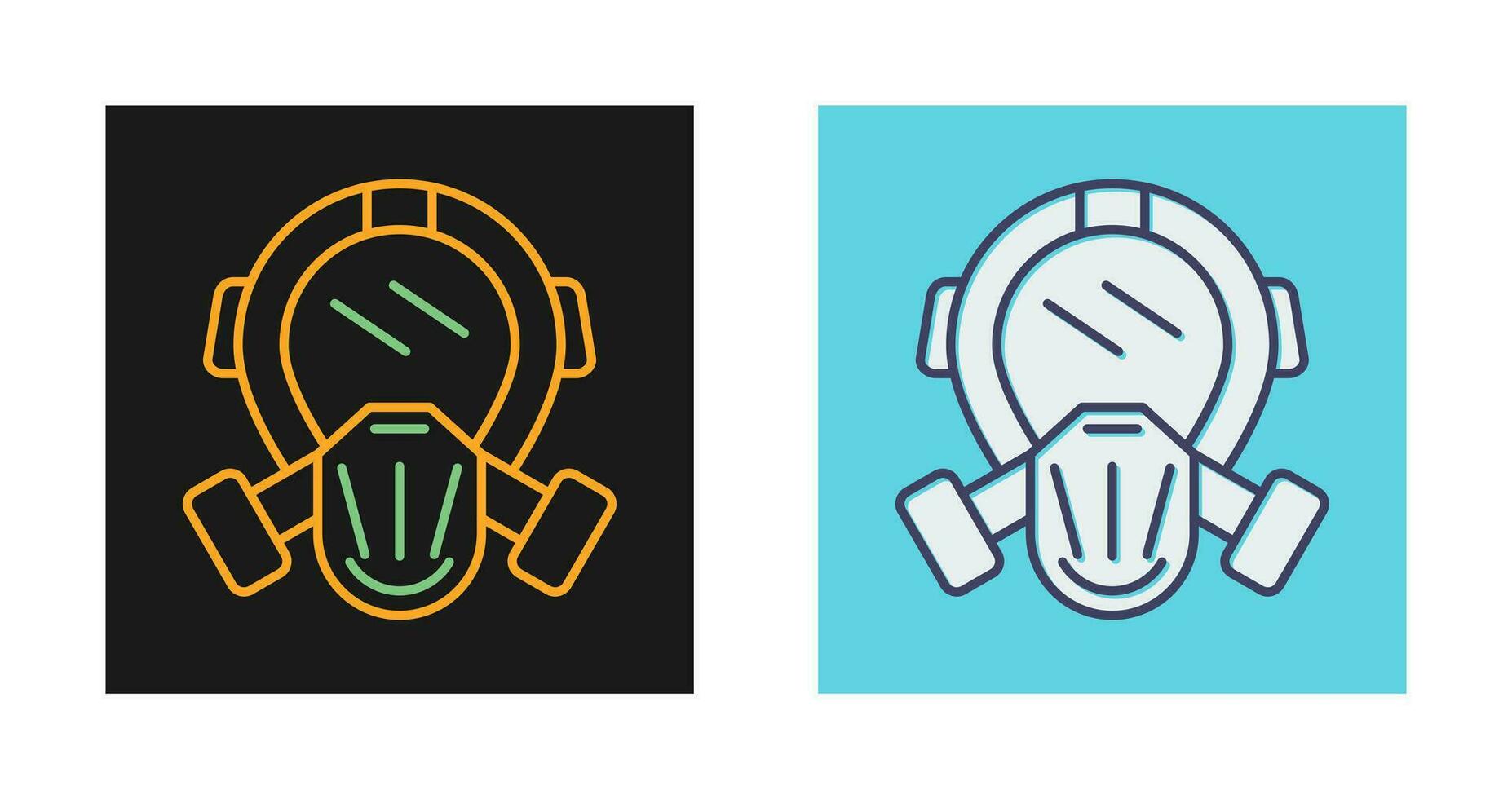 Gas Mask Vector Icon