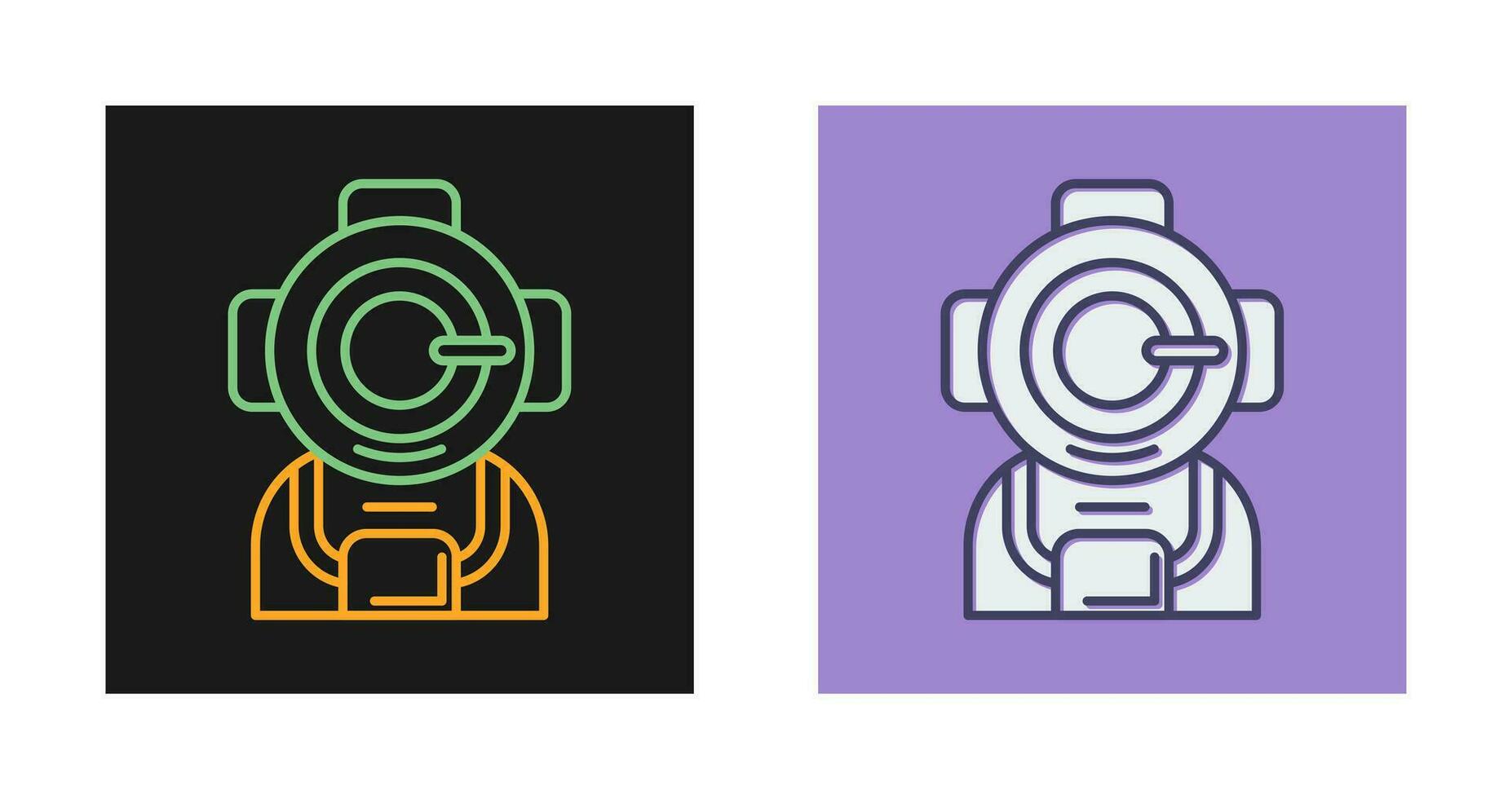 Diving Helmet Vector Icon