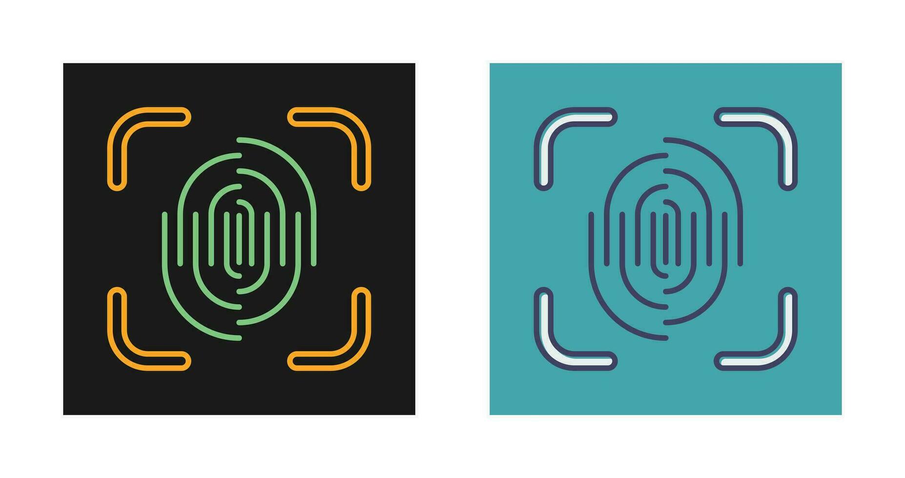 Fingerprint Vector Icon