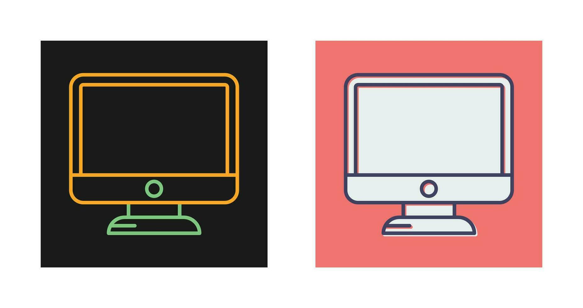 Monitor Vector Icon