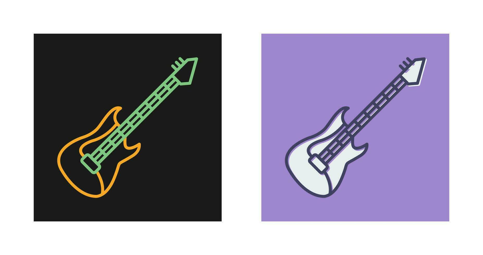 Electric Guitar Vector Icon