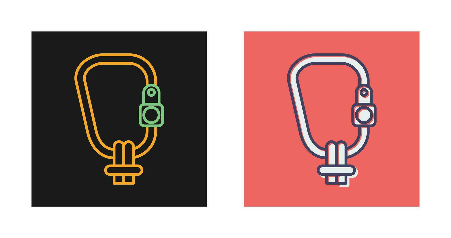 Carabiner Vector Icon