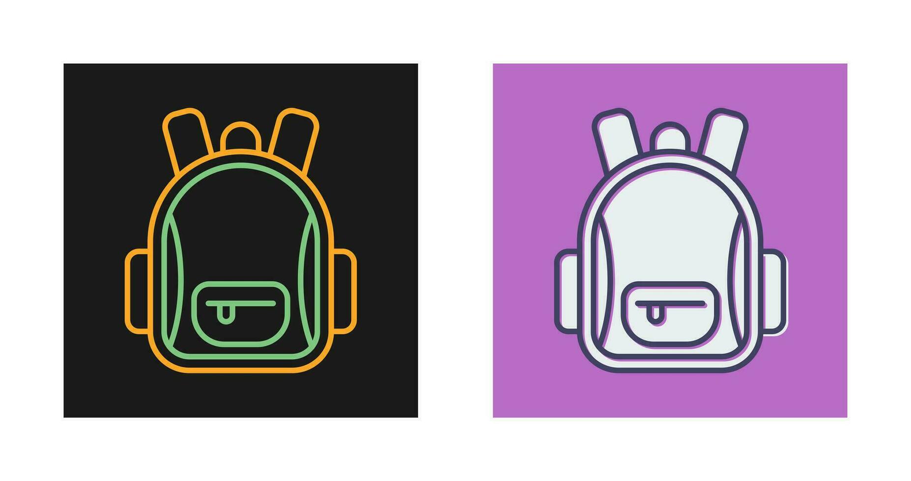 Backpack Vector Icon